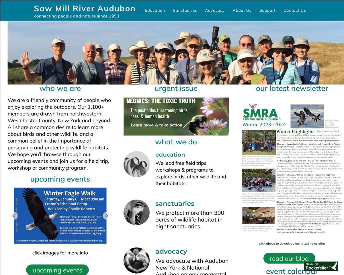 Sean mill river association website.